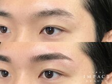 インパクト 岡山駅前サロン(IMPACT)/キリッと男前！ストレート平行眉