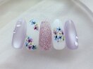 期間限定】紫陽花ネイル