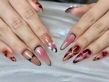グランスネイル(glance nail)の雰囲気(ワンホン韓国パーツ/カラー/マグネット種類豊富★フットネイル◎)