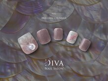 ネイルサロンディーバ 石橋店(Diva)/フット定額デザイン4本アート