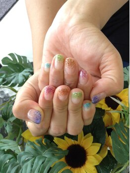 ネイルサロン スクール アンジェラ 水戸本店/レインボー