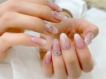 シ ベル 梅田茶屋町店 ネイル(Ci belle)/ベイビーブーマー/ビジュー/上品