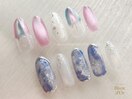 パラソル&梅雨カラーネイル