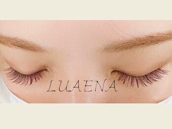 ルアエナ(LUAENA)の写真/【カラーエクステ¥6500～】ブラウンカラーのエクステで抜け感+透け感のあるニュアンスアイへ♪