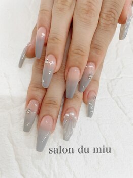 サロン ド ミユウ 宇城店(salon du miu)/持ち込み画像+ダイアミチップ