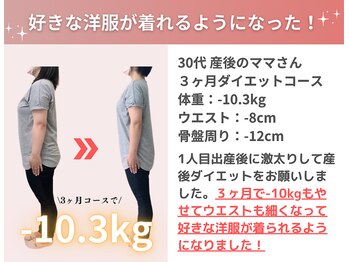 整体院 蒼/好きな洋服が着られるように!