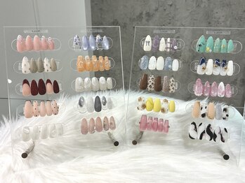 サロン ド ヴィエル(salon de Viel)の写真/《定額デザイン30種類以上♪》大人気！選べる定額ネイル◇上品シンプル～トレンド,イベントデザインまで◎