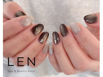 レン(LEN.)/ブラウン×グレーマグ