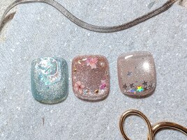 フット＊親指アート ¥7000