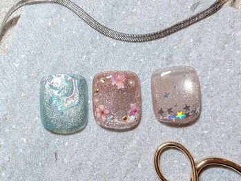 キュー(.Cue)/フット*親指アート ¥7000