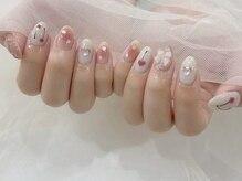 シ ベル 梅田茶屋町店 ネイル(Ci belle)/チークネイル/チェリー/桜/春