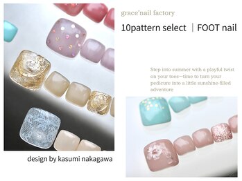 グレースネイルファクトリー(grace'nail factory)/定額フットネイル