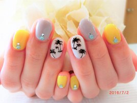 ヤシの木ネイル