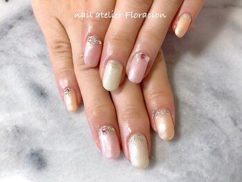 ネイルアトリエ フロラシオン/贅沢アートの褒められネイル66