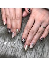 ネイルズリアル 倉敷(nail's RE.A.L)/レオパードネイル