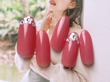 ネイルサロンフォーユー(for u)/お花フレンチネイル￥4980