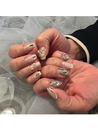 アシメニュアンスネイル☆