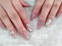エリナネイルサロン池袋(Alina Nail Salon)/スカルプ＋ストーンつけ放題