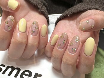 デューネイルスタジオ(dew nail studio)/イエロー春ネイル