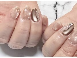 秋のシェルネイル