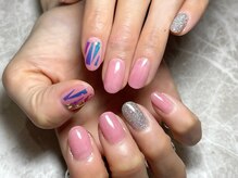 レディグリッター(Lady glitter)/オーロラフィルム×シアーピンク