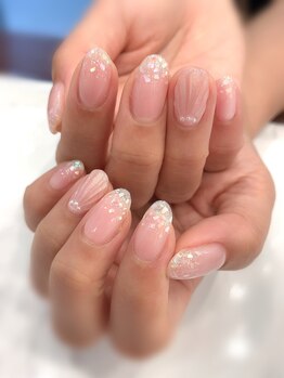 ハーティーネイル hearty nail 溝の口店/マーメイドネイル/人魚のうろこ