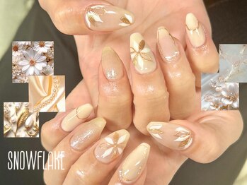 スノーフレーク(Snowflake)/持ち込みアート8本コース/¥9000