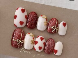 クリスマス/冬ネイル/ツイード