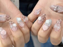 アイネイルズ 横浜EAST店(I-nails)/ピンクヒョウ柄ネイル