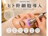 ヒト幹細胞導入フェイシャル♪美白、毛穴縮小、リフトアップ【90分】¥11,000