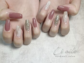 リエル(liaile)/大理石ネイル