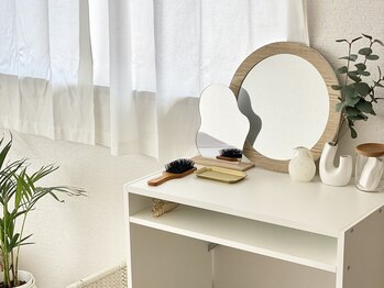 イム(I'm.)/施術後はゆっくりメイク直し