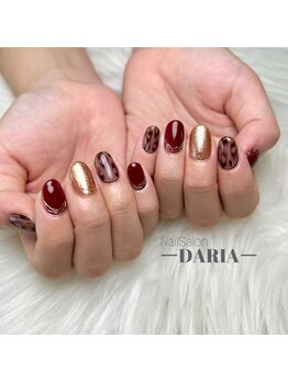 ダリア(Daria)/シースルーヒョウ柄