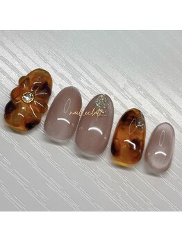 エクラ(eclat)/フラワー×べっ甲