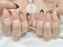 ジーエスネイル(GS NAIL)/ブラウンフレンチ