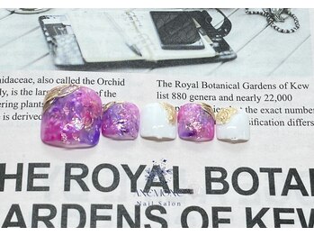 アネモネ(ANEMONE)/ピンクマーブルネイル☆