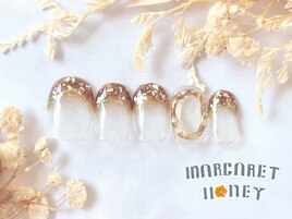 ニュアンスべっ甲フレンチネイル