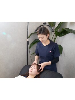 ヘッドスパで癒されたい