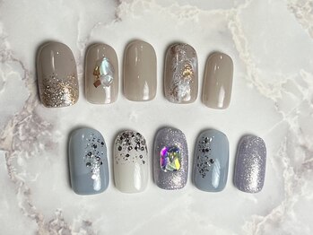 ネイルサロン 爪吉/2月【定額デザイン】ネイル☆