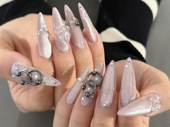 トータルビューティスペース(Total Beauty Space)の写真/【お任せフルアートコース有◎】オフィス、トレンド、アートなど幅広いデザインご用意！持ち込みもOKです☆