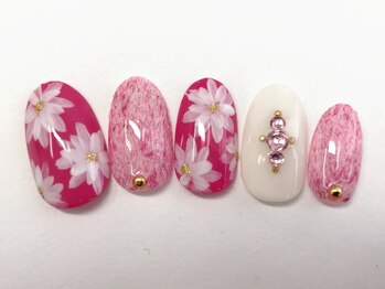 ネイルサロン トリック(Nail Salon TRICK)/ピンクフラワー