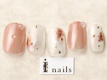 アイ ネイルズ 天神店(I nails)/水滴×オーロラ¥7200