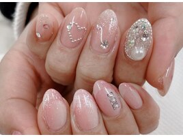 【小山】ハート&オンブレネイル