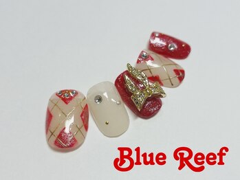 レッドアーガイルネイル