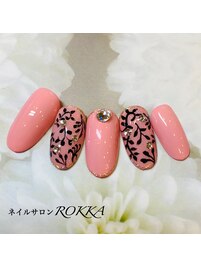 唐草模様ネイル