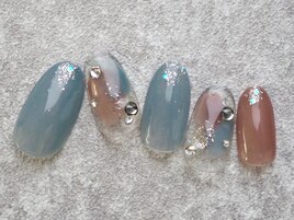初秋の塗り替けアートネイル