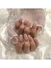 【HAND/ケア込】フレンチ（カラーベース）¥10900→