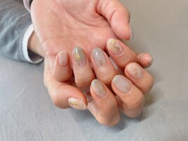 くすみ/乳白色/上品シンプル