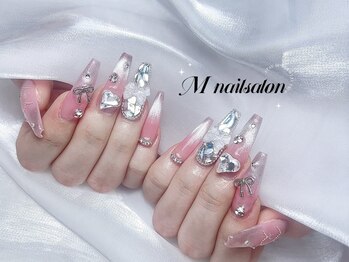 Mネイル/マグネットグラデーション