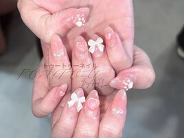 チークxピンクxクマxリボン
